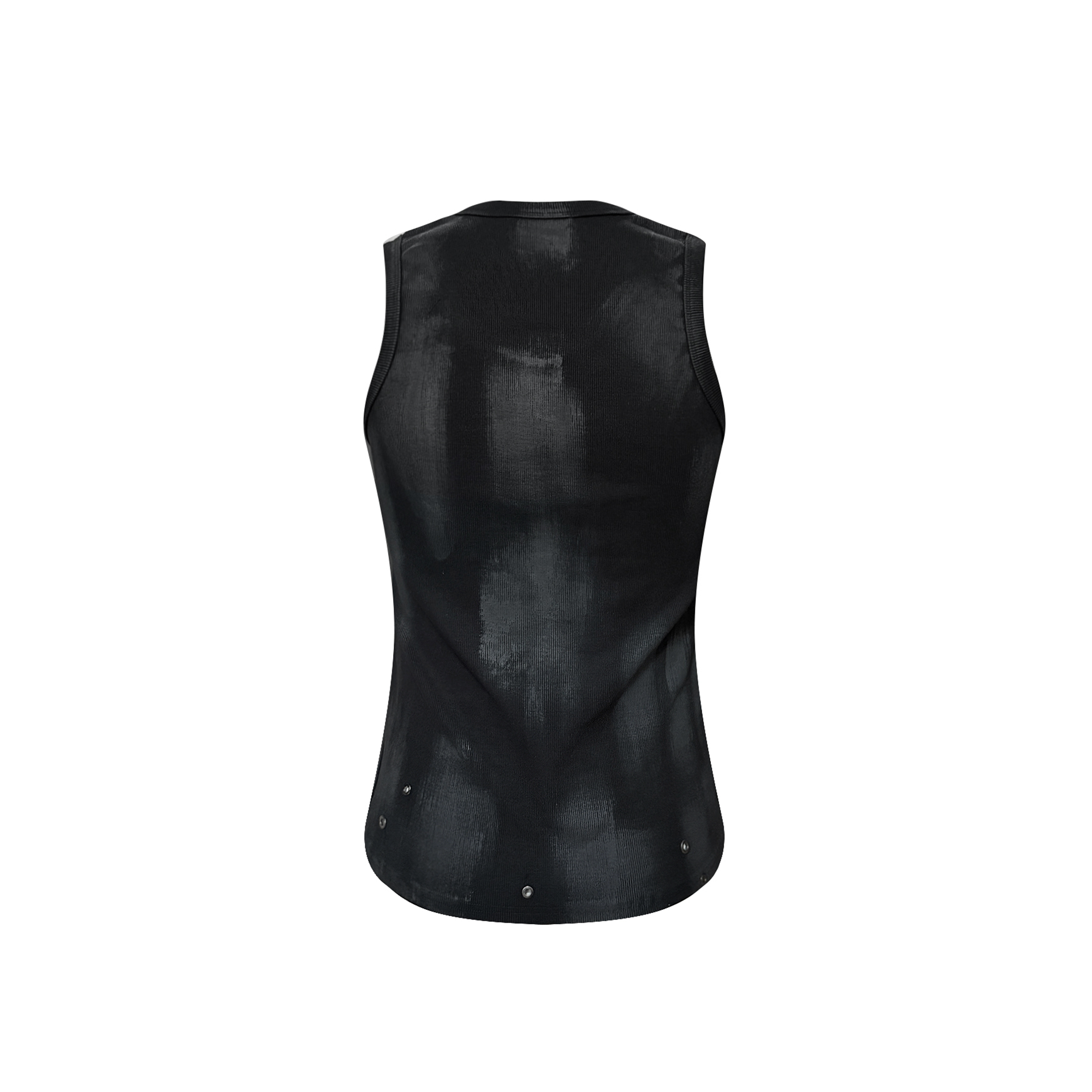 TH4SWE Retro Gothic Cross Graphic Studded Tank Top-Tank Top-S-Free Shipping Leatheretro