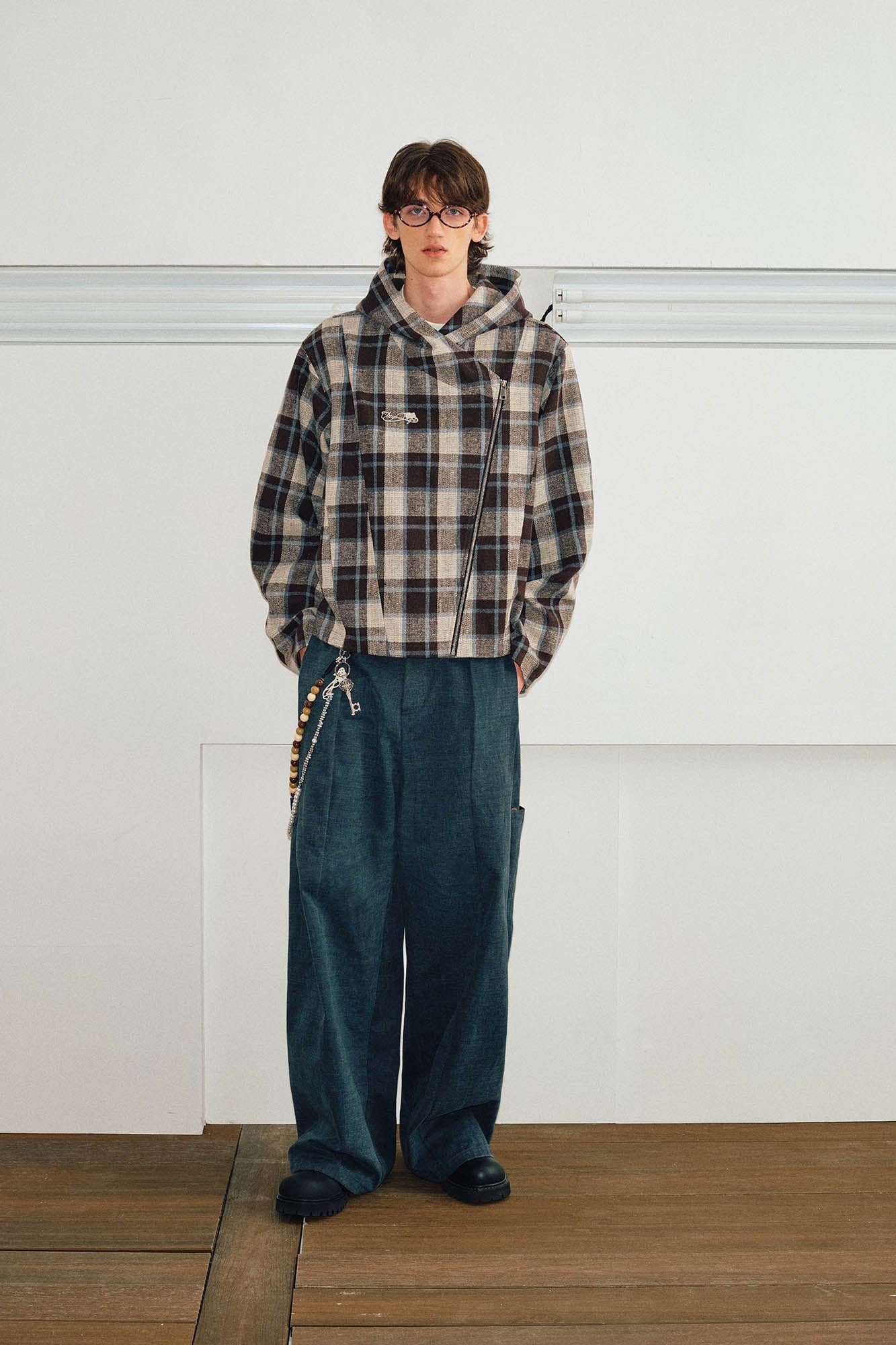 KREATE Pleated Multi-Pocket Baggy Pants-Pants-S-Grey-Free Shipping Leatheretro