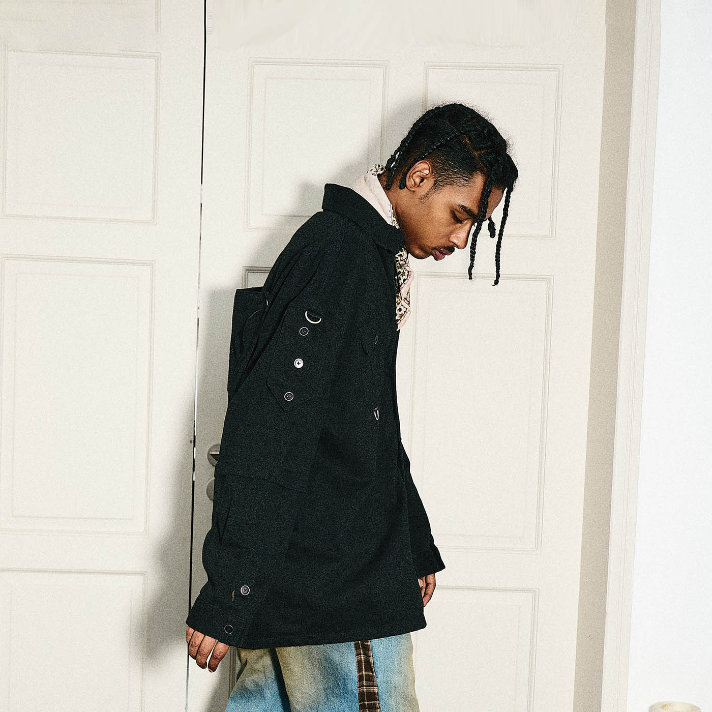 STEEPC Detachable Sleeves Embroidered Jacket-Jacket-S-Free Shipping Leatheretro