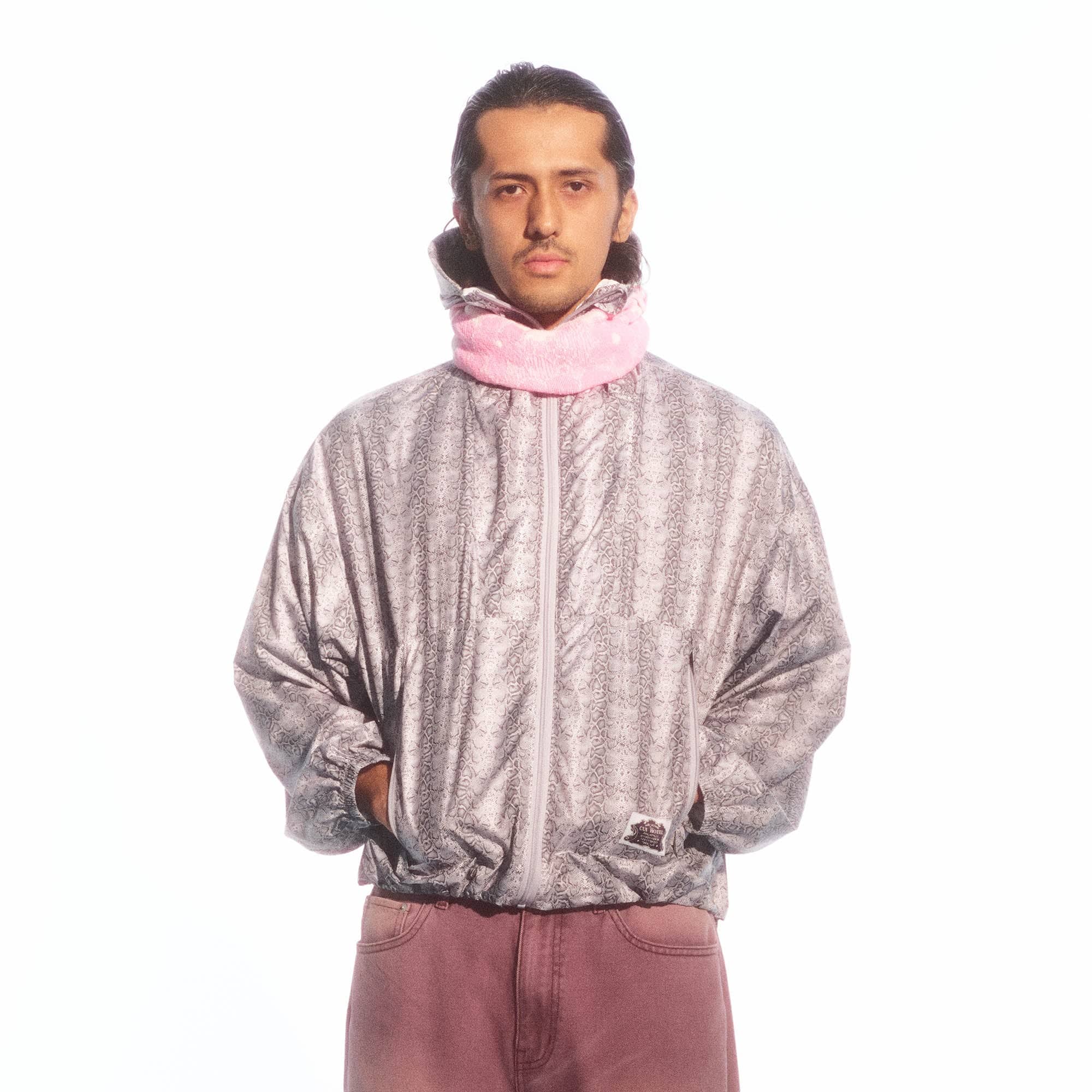 TRECLUB Snakeskin UV Protection Hooded Jacket-Jacket-S-Free Shipping Leatheretro