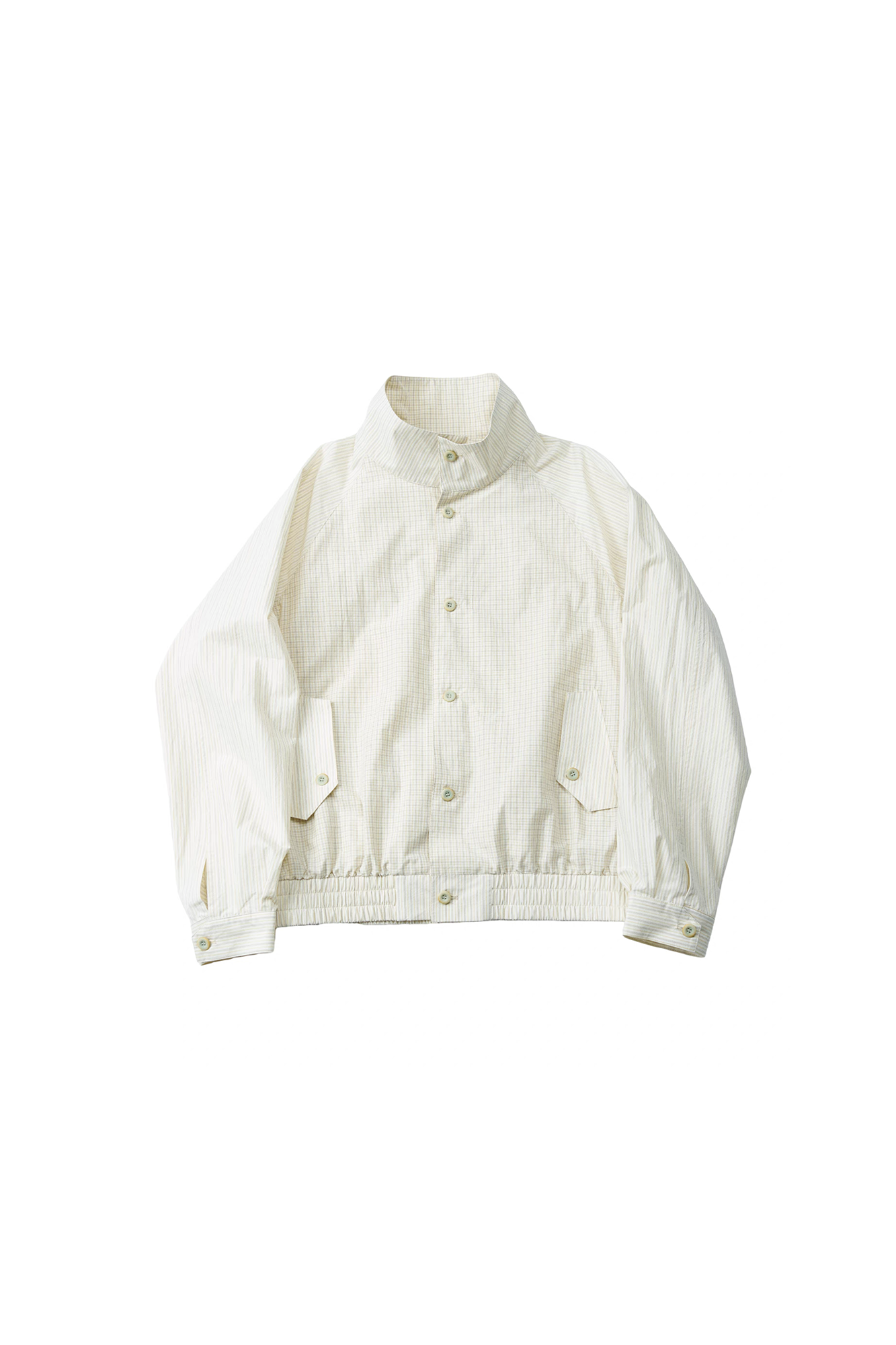 GONGHE REPUB Patchwork Stripe-Check Lightweight Jacket-Jacket-S-Free Shipping Leatheretro