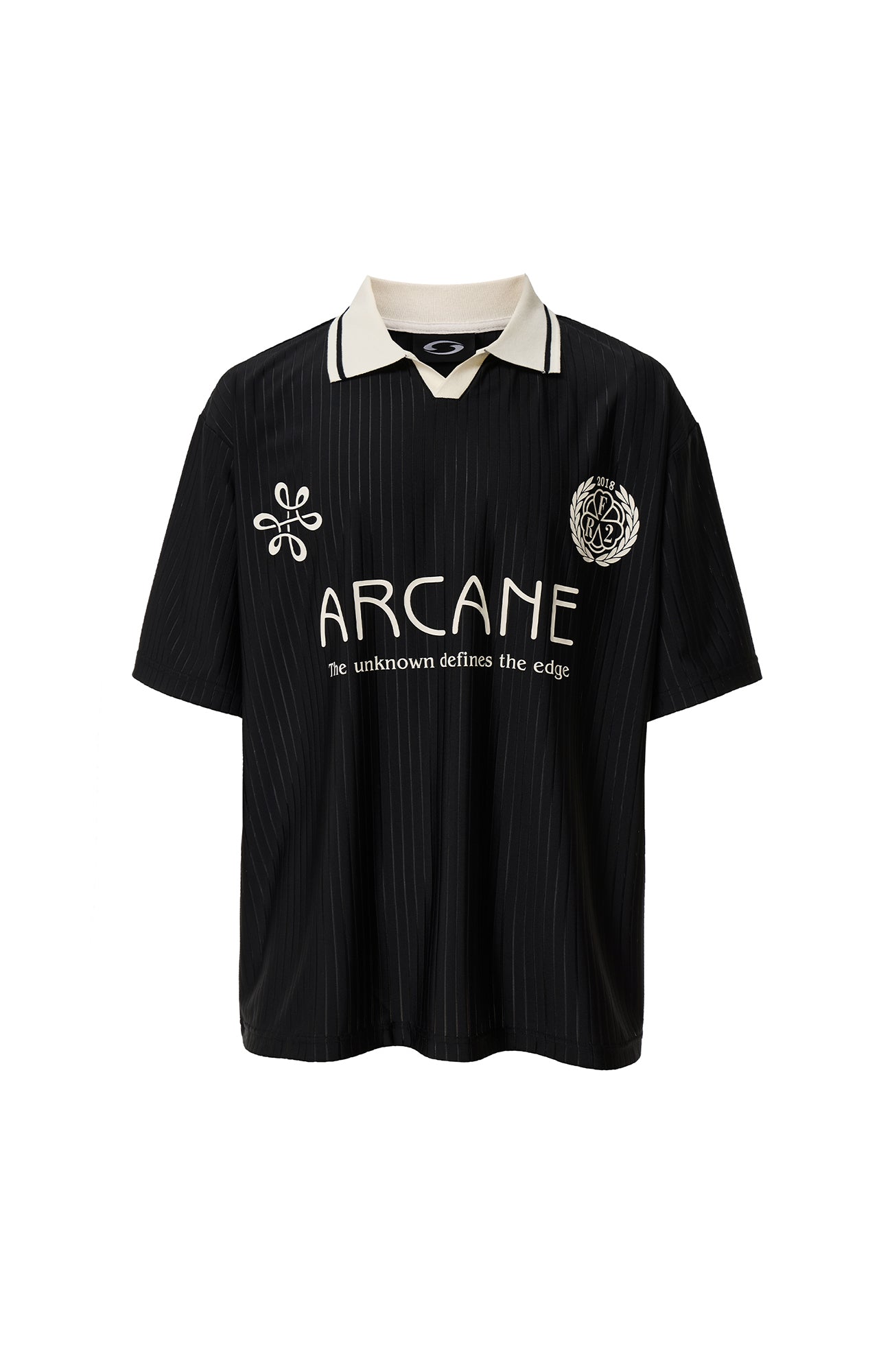 F2CE Retro Sport Contrast Polo Jersey-T Shirt-S-Free Shipping Leatheretro