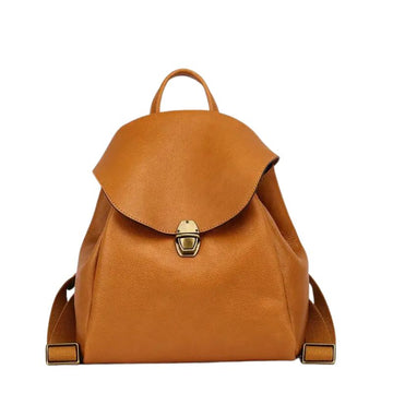 Luxury Retro Leather Women’s Backpack-Backpacks-Black-Free Shipping Leatheretro