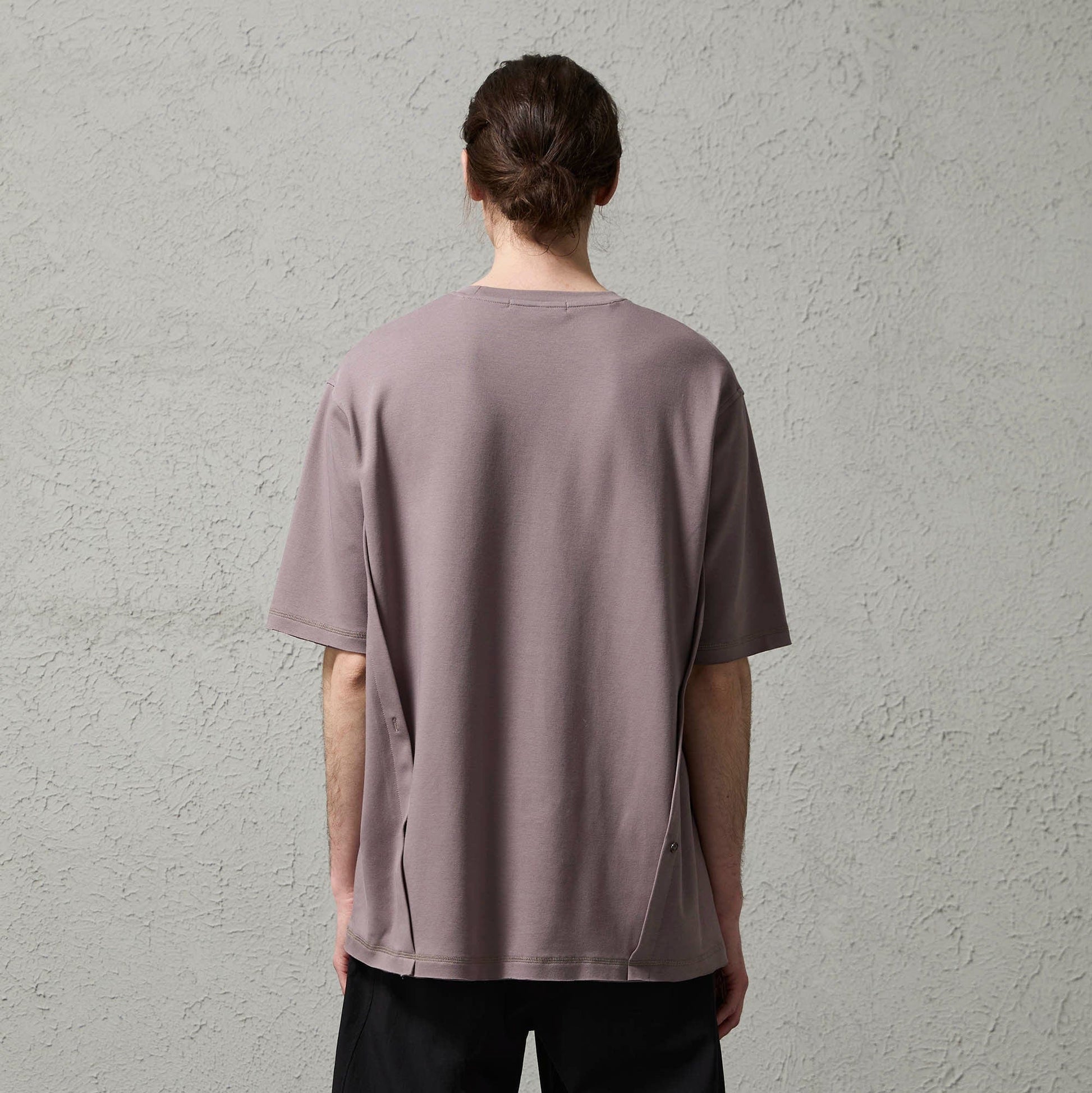 ORGANIC EMOTION Bird-Loop Adjustable Button Back T-Shirt-T Shirt-S-Black-Free Shipping Leatheretro