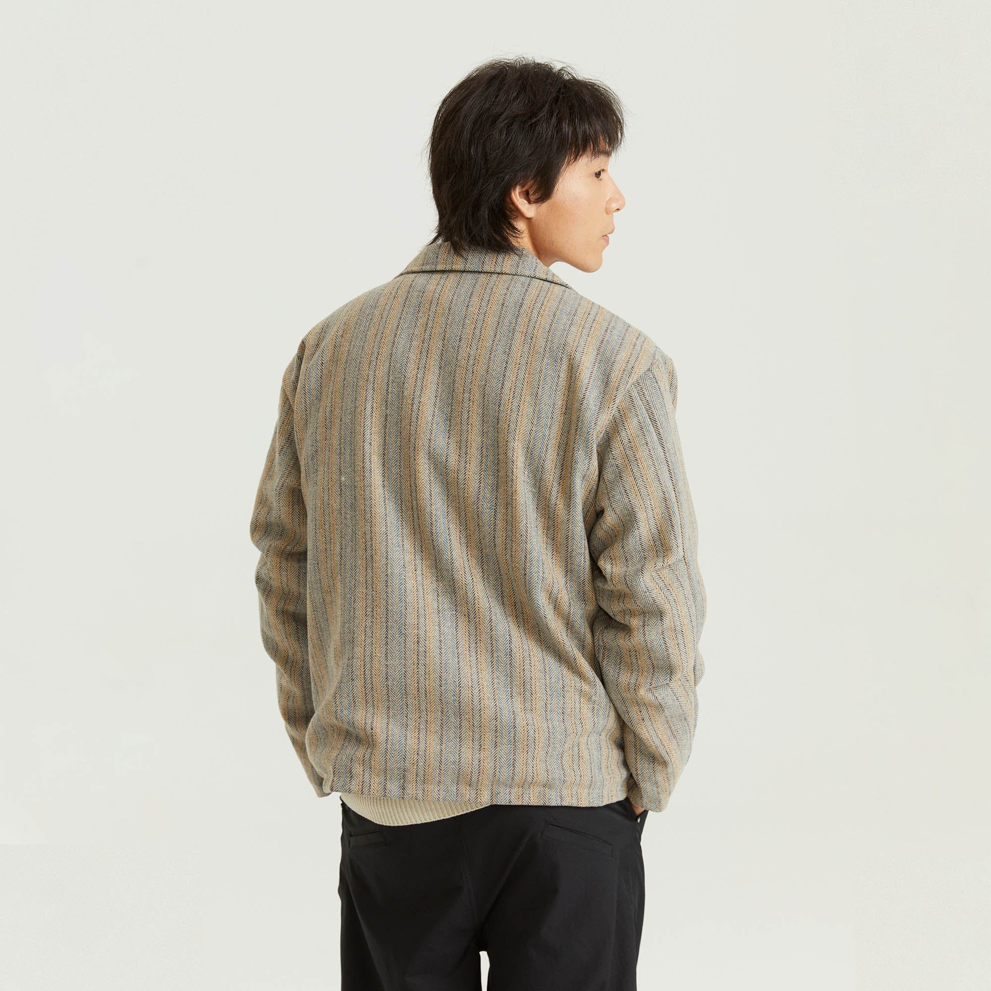 ONADAILYBASIS Reversible Utility & Herringbone Wool-Blend Jacket-Jacket-S-Free Shipping Leatheretro