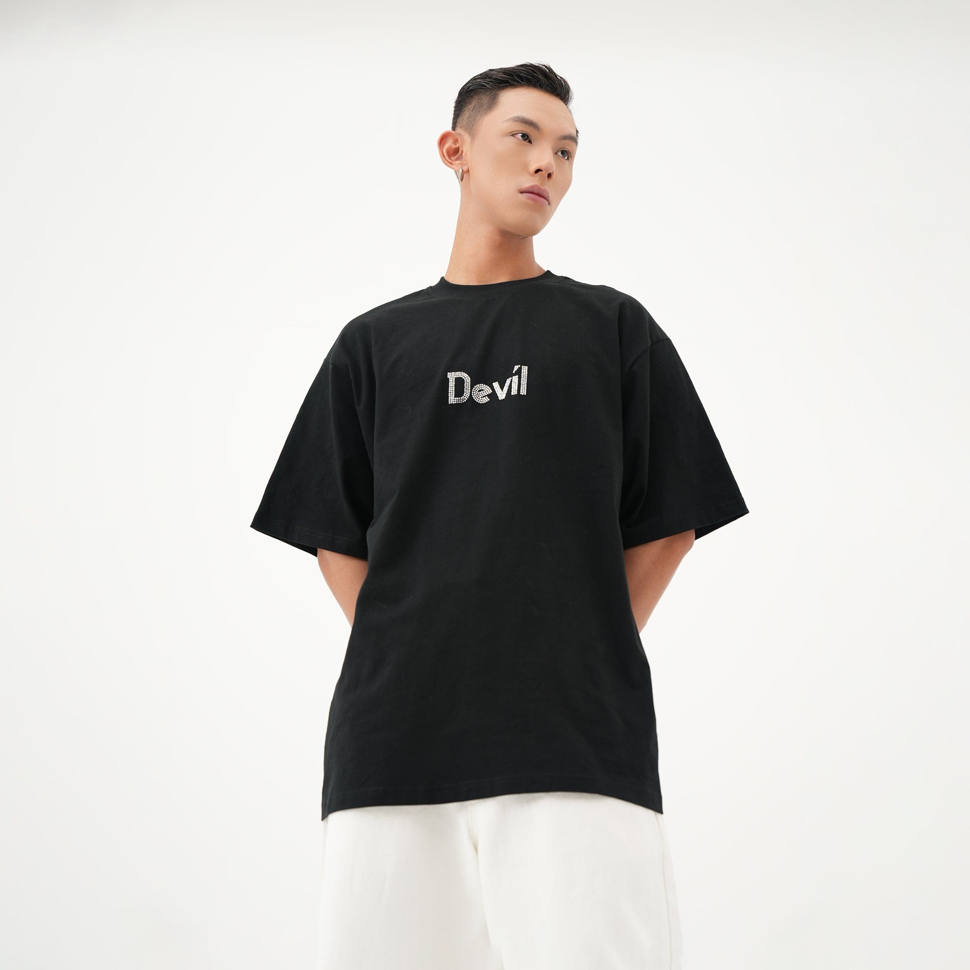 CLP Diamond Devil Wings T-Shirt-T Shirt-S-Free Shipping Leatheretro