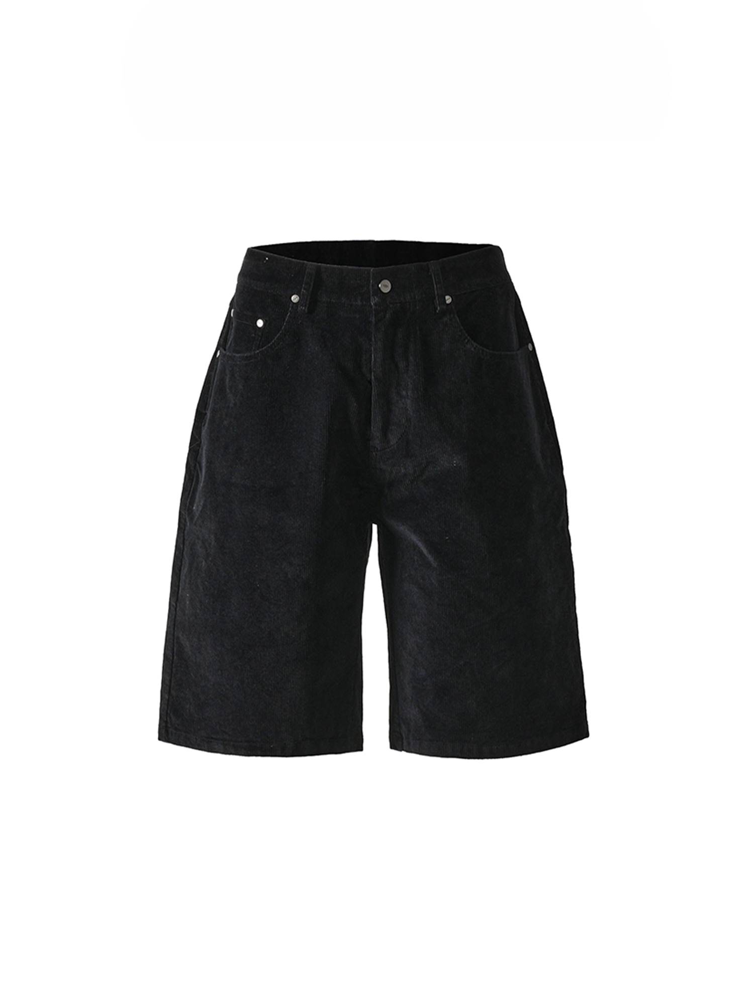 PMW Corduroy Straight-Leg Shorts-Shorts-S-Free Shipping Leatheretro