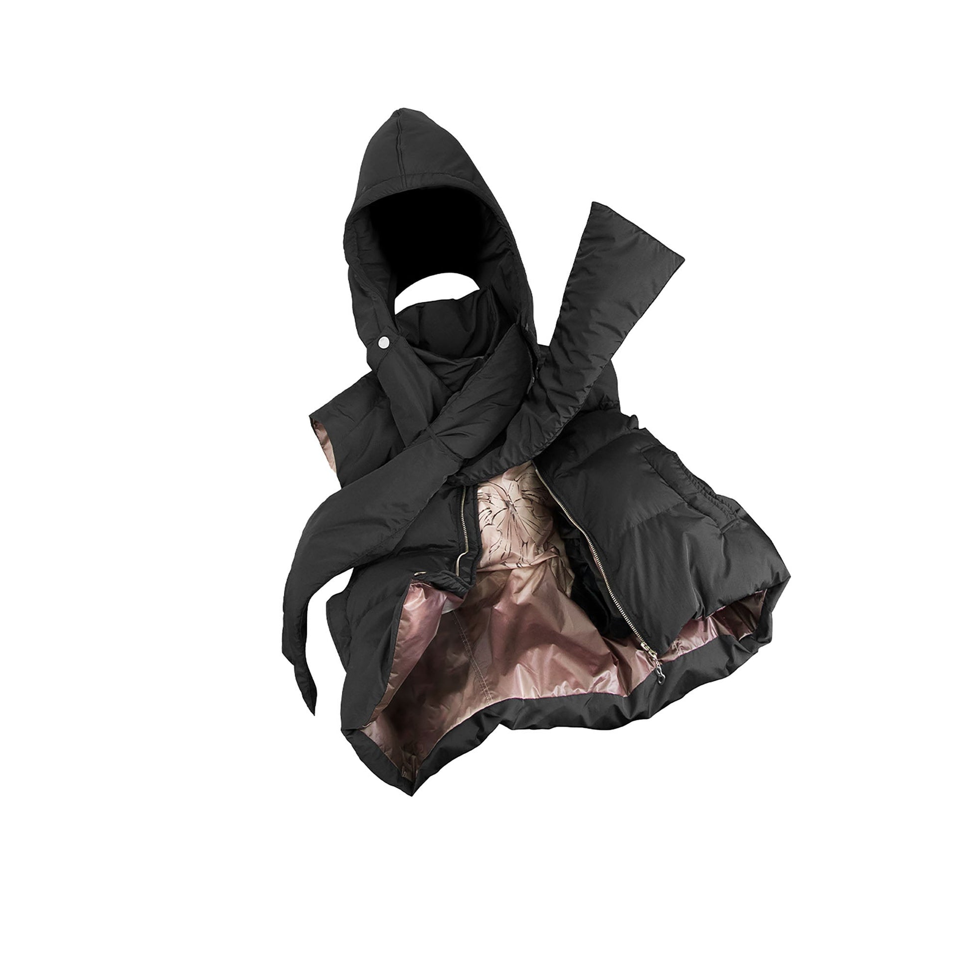 RELABEL Reversible Detachable Hooded Insulated Vest-Vest-XS (Preorder)-Free Shipping Leatheretro