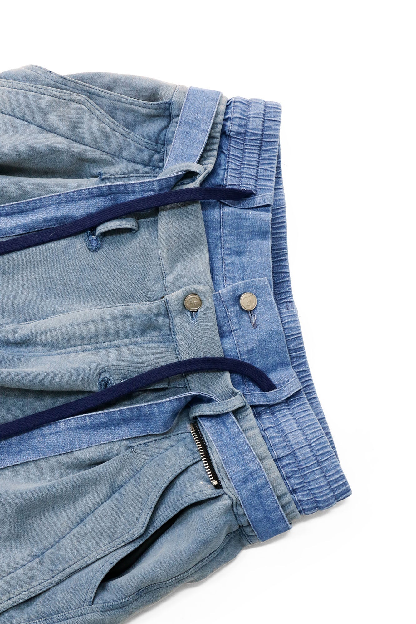 RELABEL Distressed Splatter Double-Waist Cargo Pants-Pants-XS-Free Shipping Leatheretro