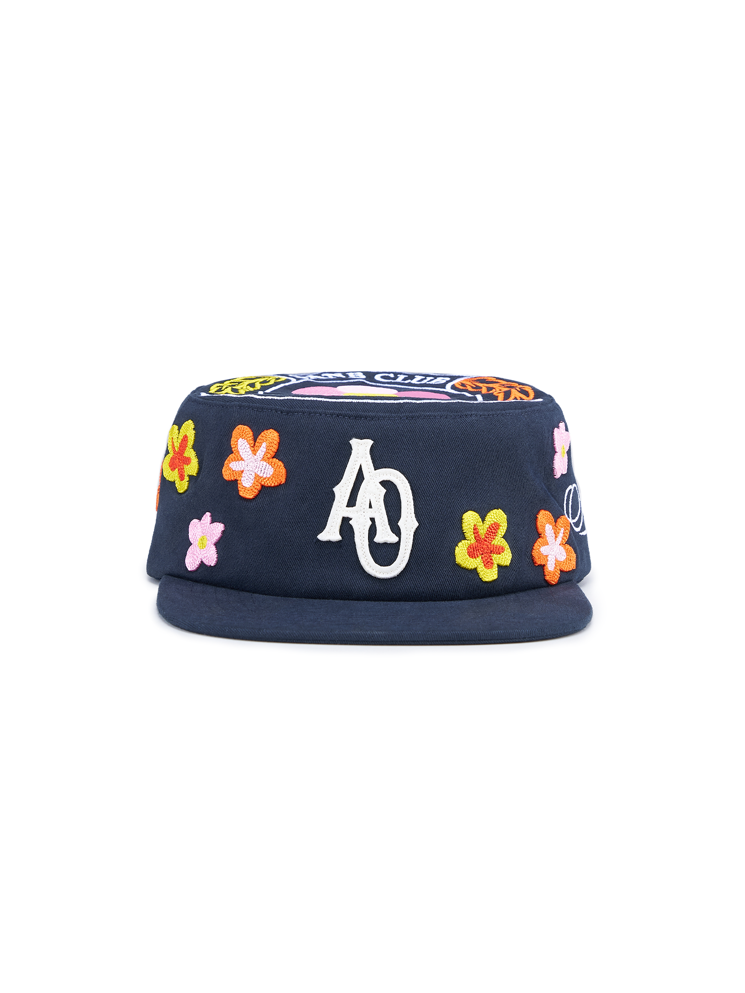 SANB Floral Embroidered Pillbox Cap-Hat, Cap, Beanie-One Size-Free Shipping Leatheretro