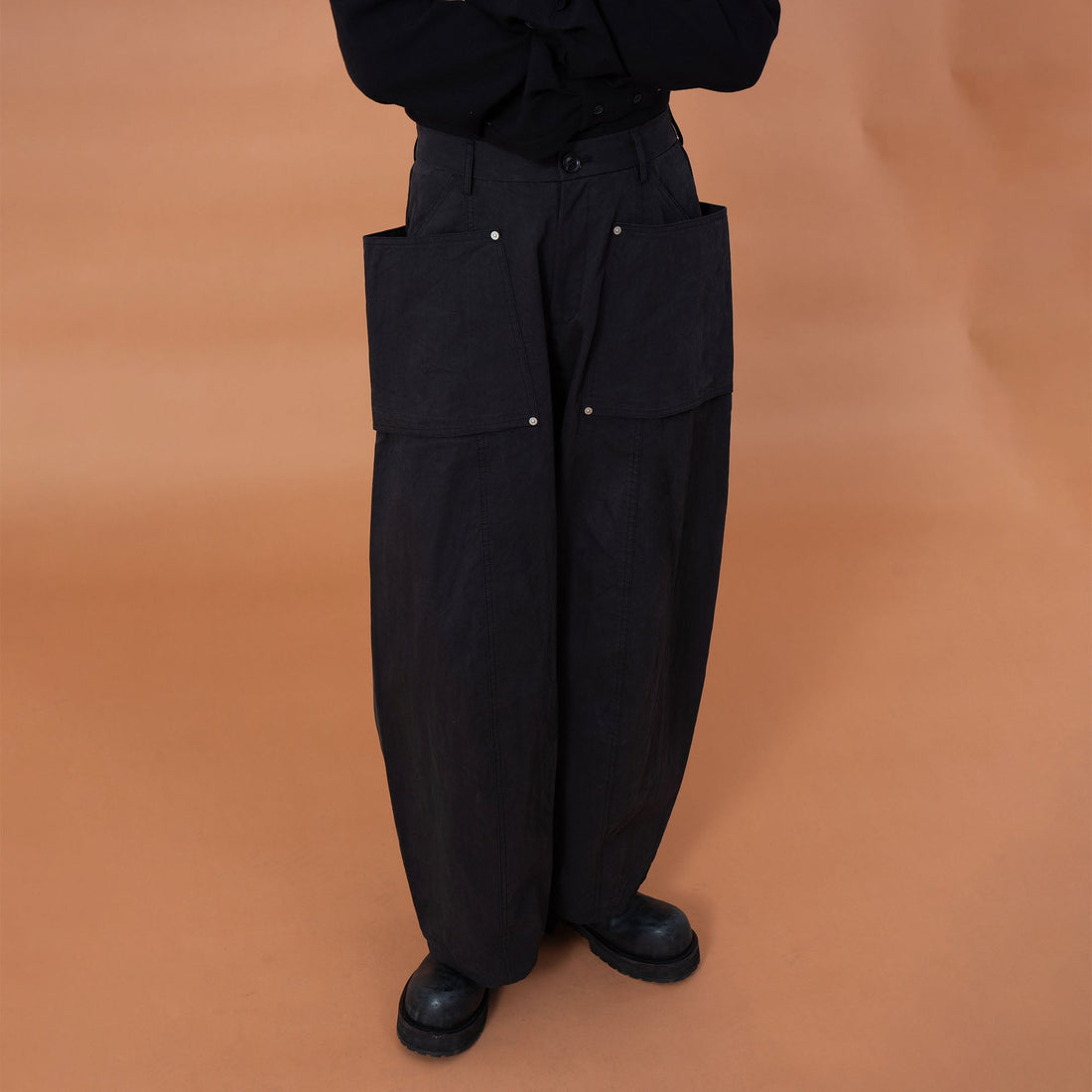 CLP Utility Big-Pocket Barrel Pants-Pants-M-Khaki-Free Shipping Leatheretro