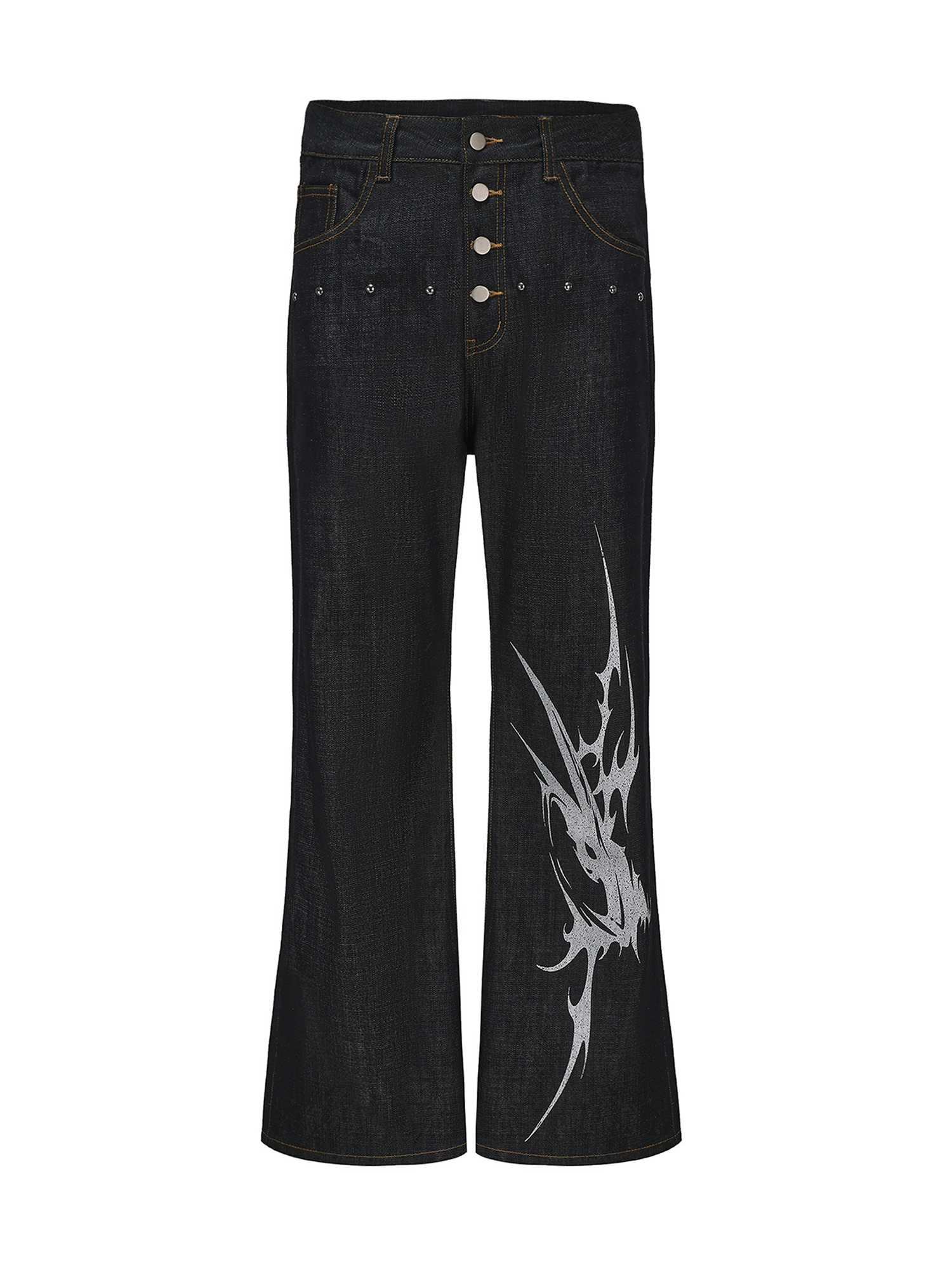 PAIKI Thorn Totem Selvedge Jeans-Jeans-S / 31"-Free Shipping Leatheretro