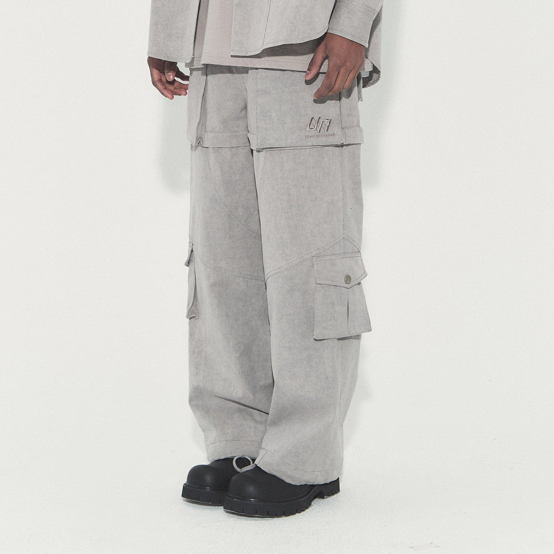 VANN VALRENCE Detachable Washed Multi-Pocket Cargo Pants-Pants-S-Free Shipping Leatheretro