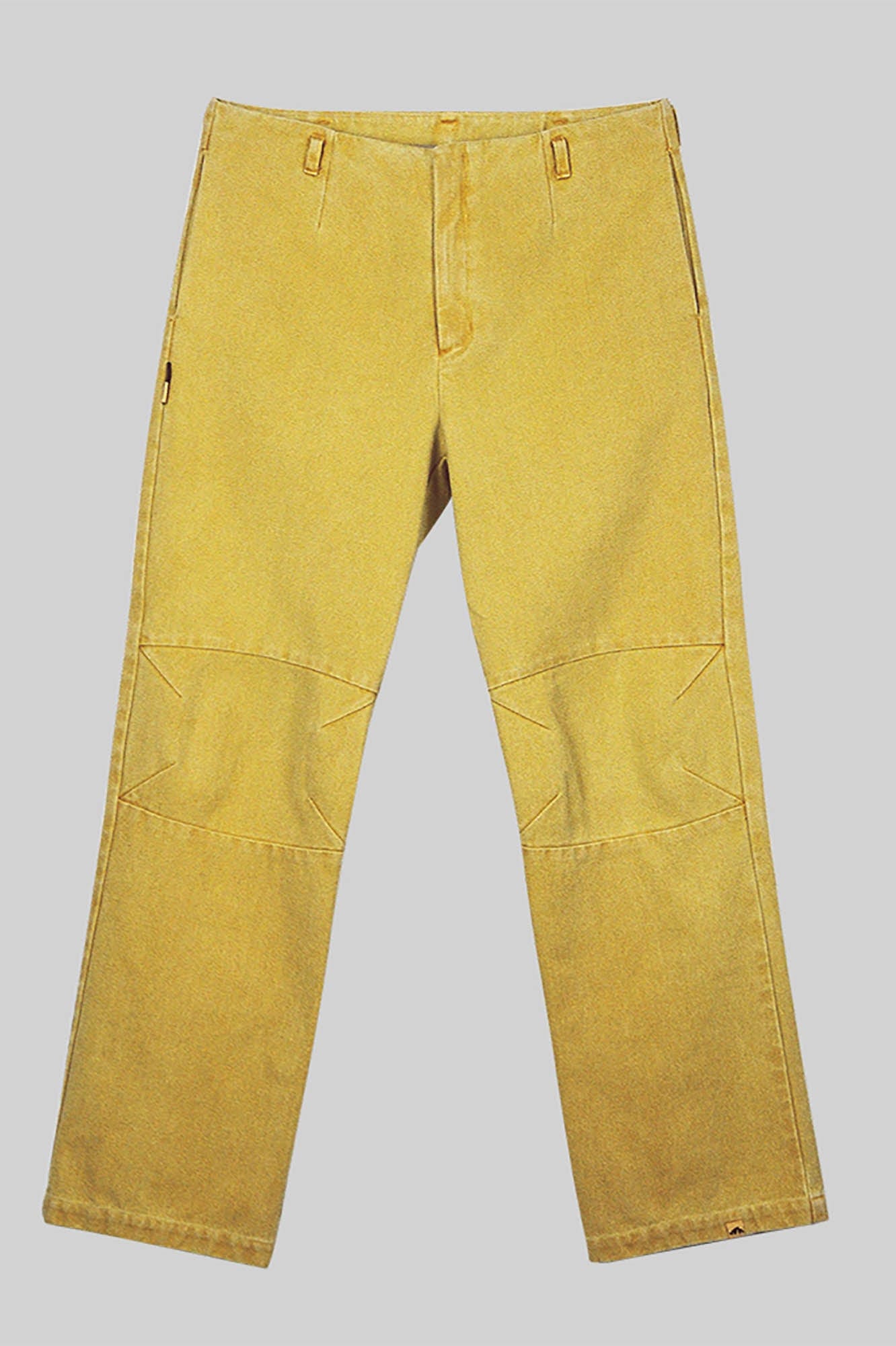 URBAN+FOREST Spliced Pleated Hunting Pants-Pants-S-Yellow-Free Shipping Leatheretro