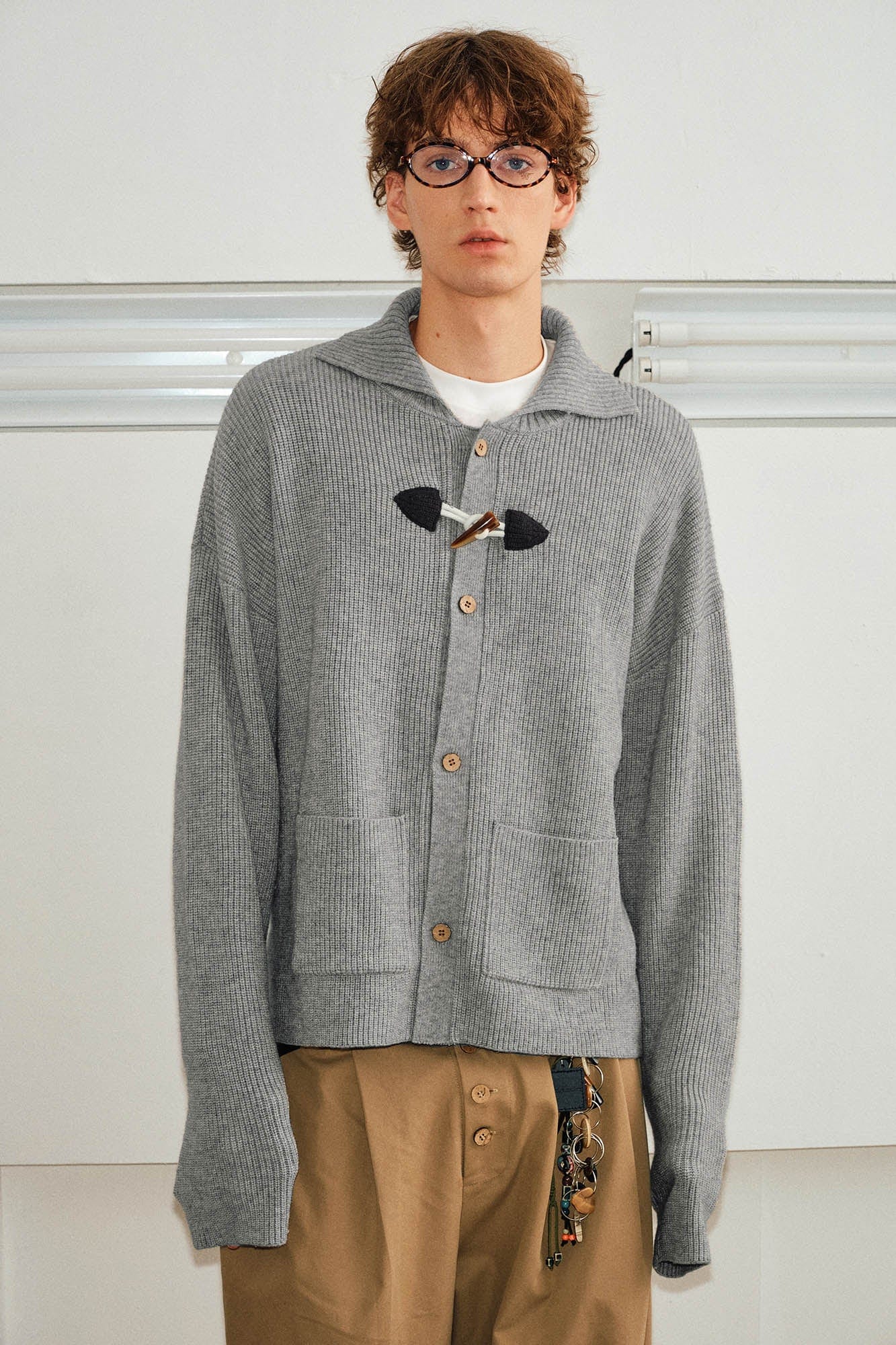 KREATE Toggle Button Knit Cardigan-Jacket-S-Free Shipping Leatheretro