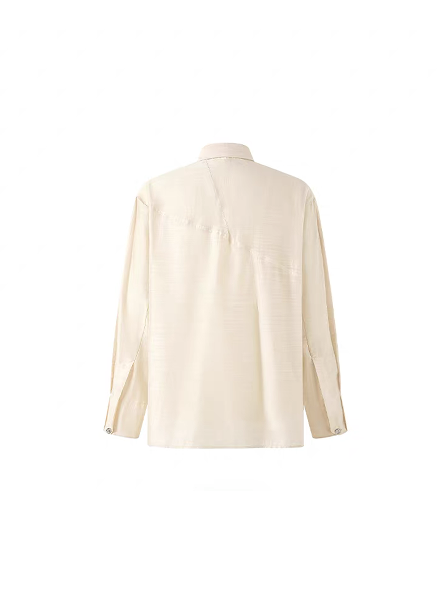 TIWILLTANG Structured Zip-Tie Tencel Shirt-Shirt-S-White-Free Shipping Leatheretro