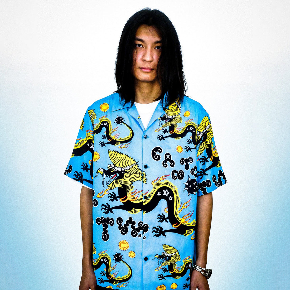 WCC Dragon Half-Shirt-Half shirt-M-Free Shipping Leatheretro