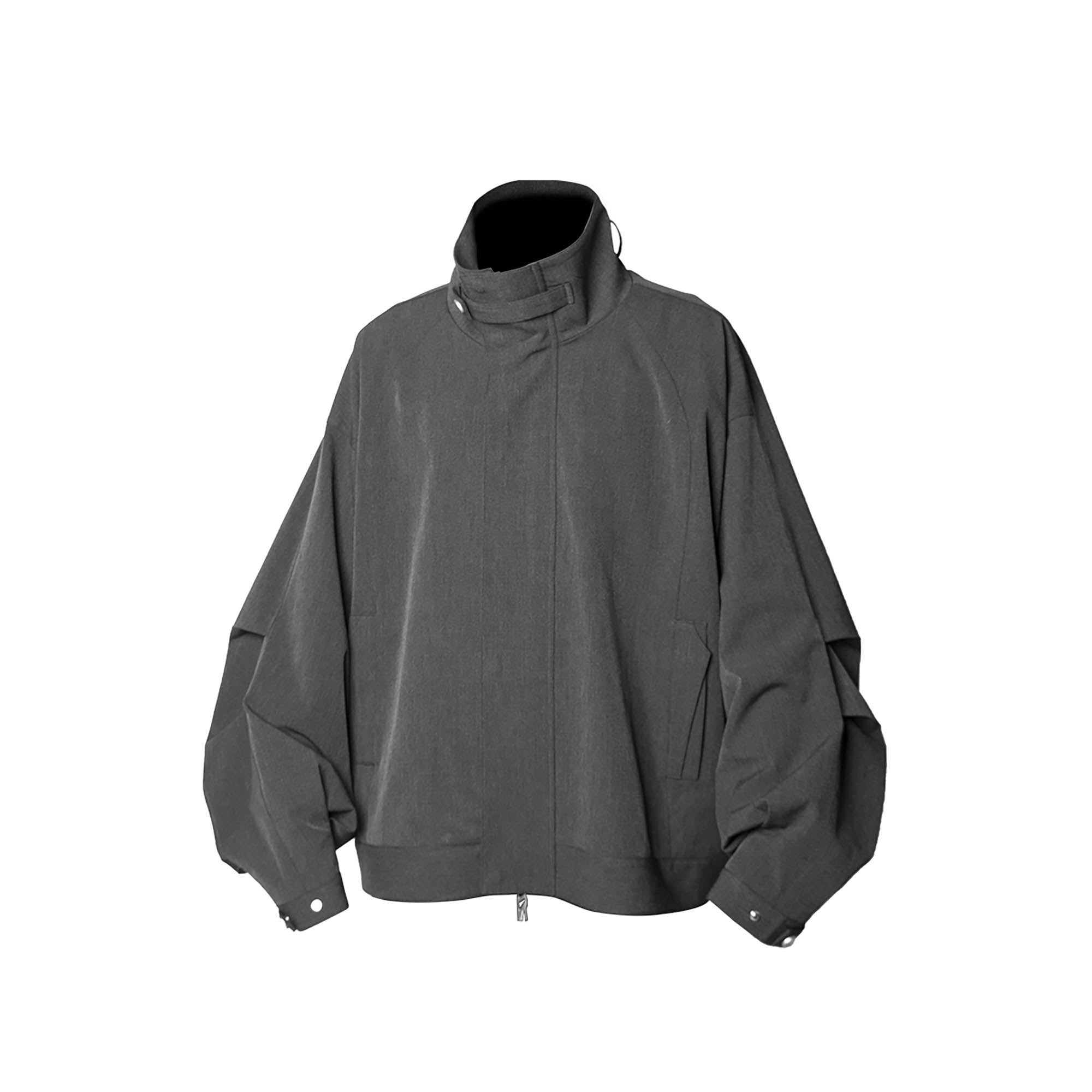 RELABEL The Relief Essential Crinkled Turtleneck Jacket-Jacket-XS-Free Shipping Leatheretro