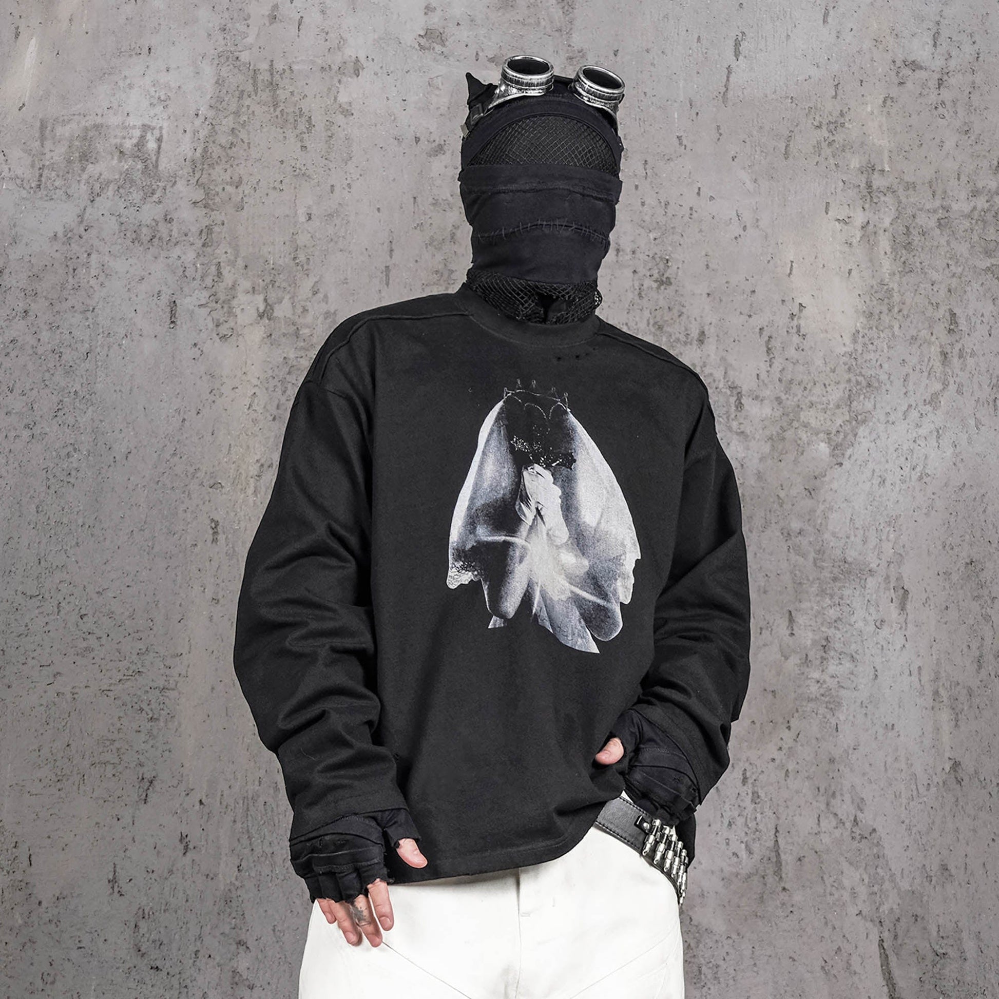 UNDERWATER Bridal Lament Long-Sleeve Tee Black-T Shirt-S-Free Shipping Leatheretro