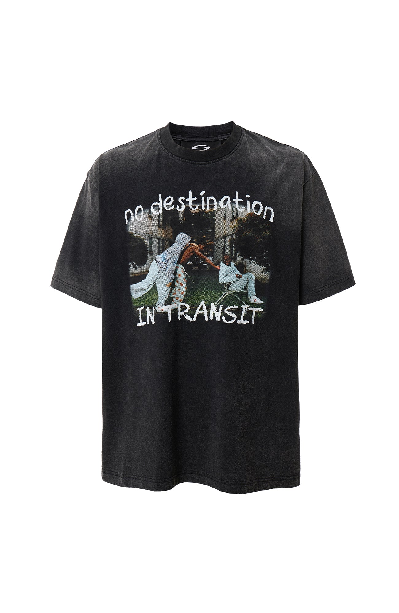 F2CE Washed Transit Graphic Tee-T Shirt-S-Free Shipping Leatheretro