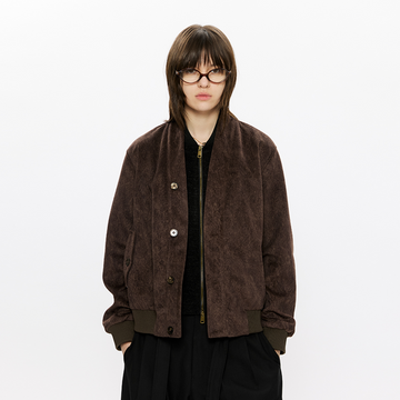 KREATE Faux Layered-Look V-Neck Jacket-Jacket-S (Preorder)-Free Shipping Leatheretro