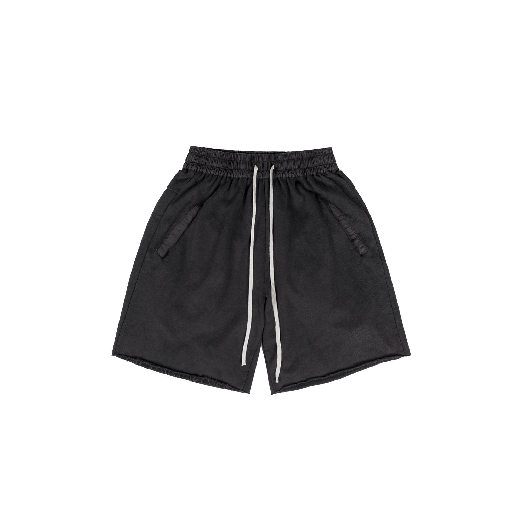 UNDERWATER Raw Edge Hem Sweat Shorts-Shorts-S-Free Shipping Leatheretro