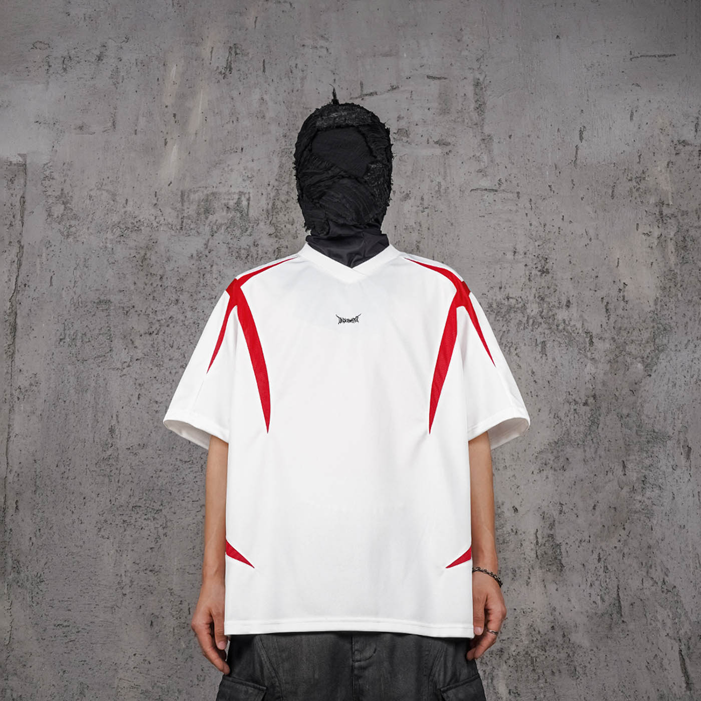 UNDERWATER Demon Eye Mesh Jersey White-T Shirt-S-Free Shipping Leatheretro