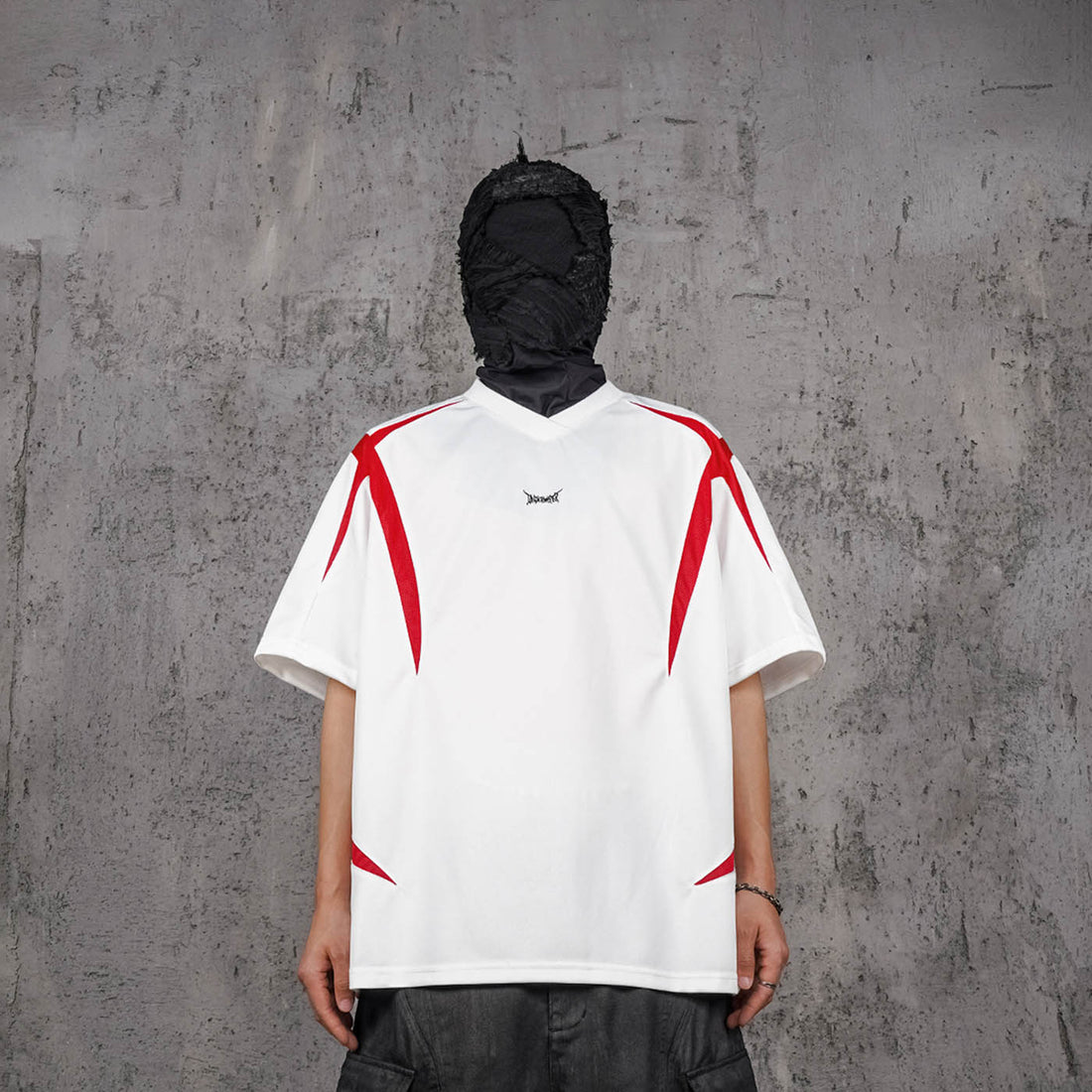 UNDERWATER Demon Eye Mesh Jersey White-T Shirt-S-Free Shipping Leatheretro