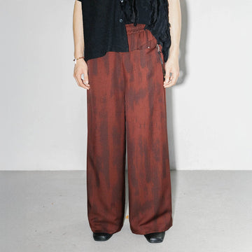 ALVNG AR ANTS Tie-Dye Reversible Wide-Leg Drawstring Pants-Pants-S-Free Shipping Leatheretro