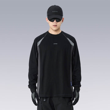 SILENSTORM Spliced Raglan Cycling Long-Sleeve Shirt-L/S Tee-S-Free Shipping Leatheretro