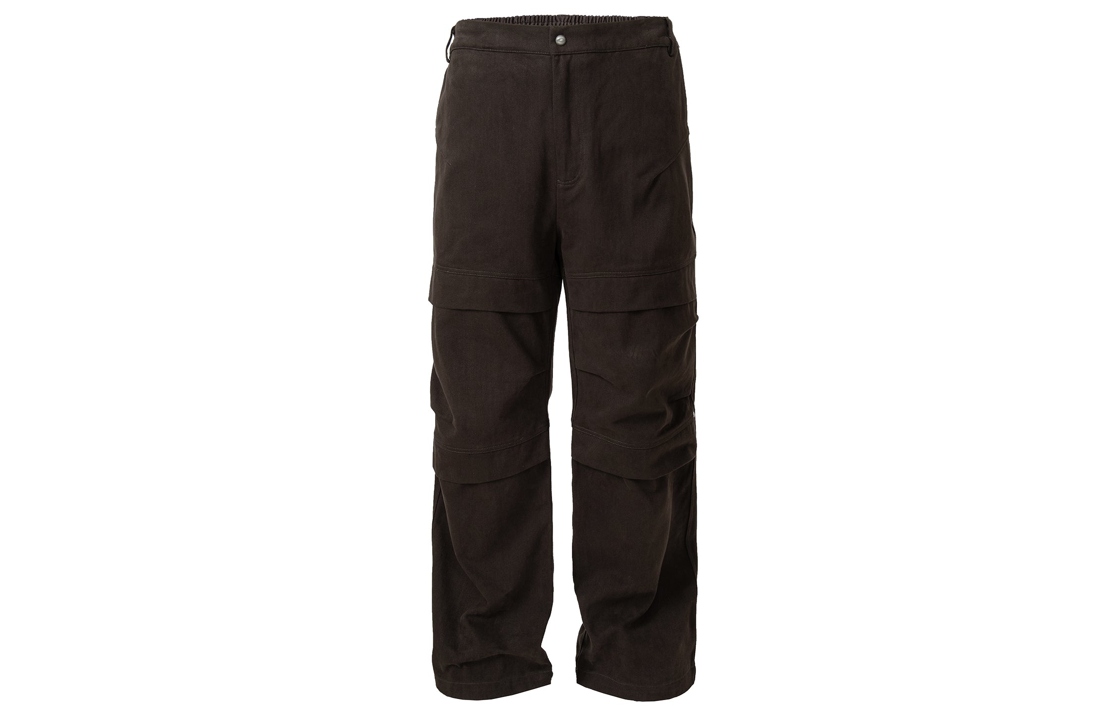 F2CE Destructured Pleated-knee Cargo Pants-Pants-S-Free Shipping Leatheretro