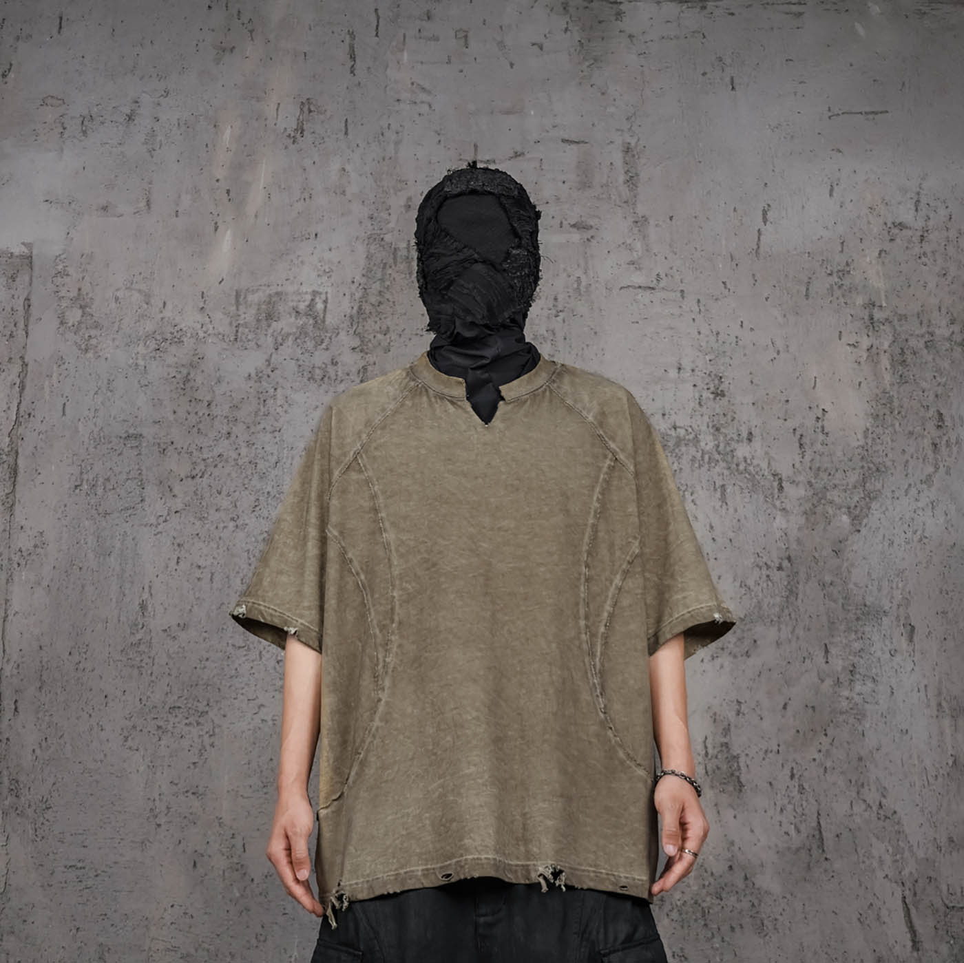 UNDERWATER Deconstructed Demon Teeth T-Shirt-T Shirt-S-Free Shipping Leatheretro