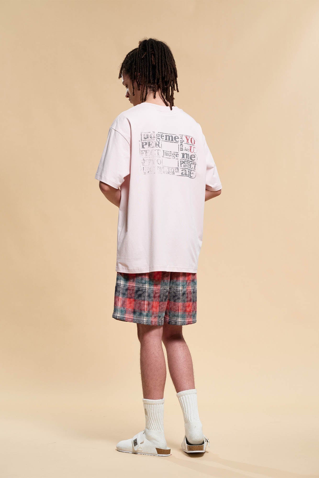 BONELESS Plaid Distressed Drawstring Shorts-Shorts-S-Blue-Free Shipping Leatheretro