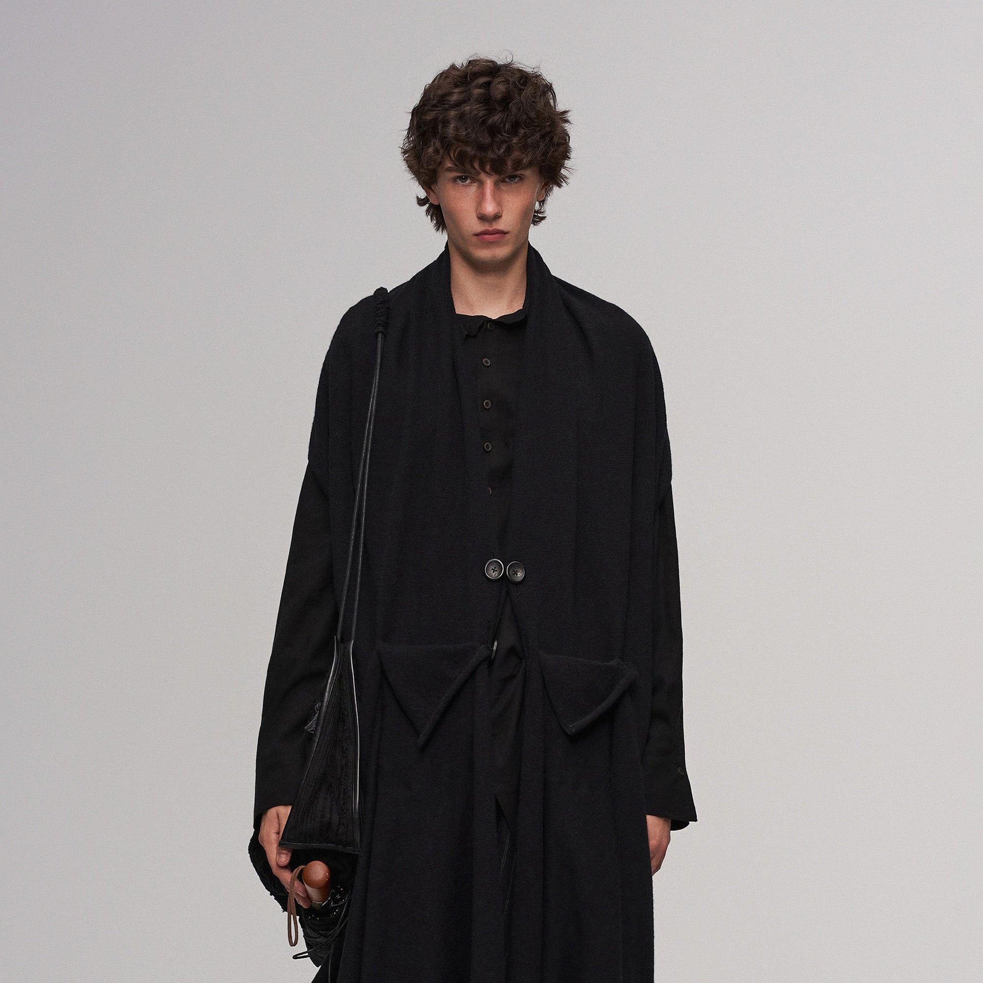 ILNya Nieternite Nifutur Deconstructed Raw-Edge Scarf Vest-Vest-M (1)-Free Shipping Leatheretro