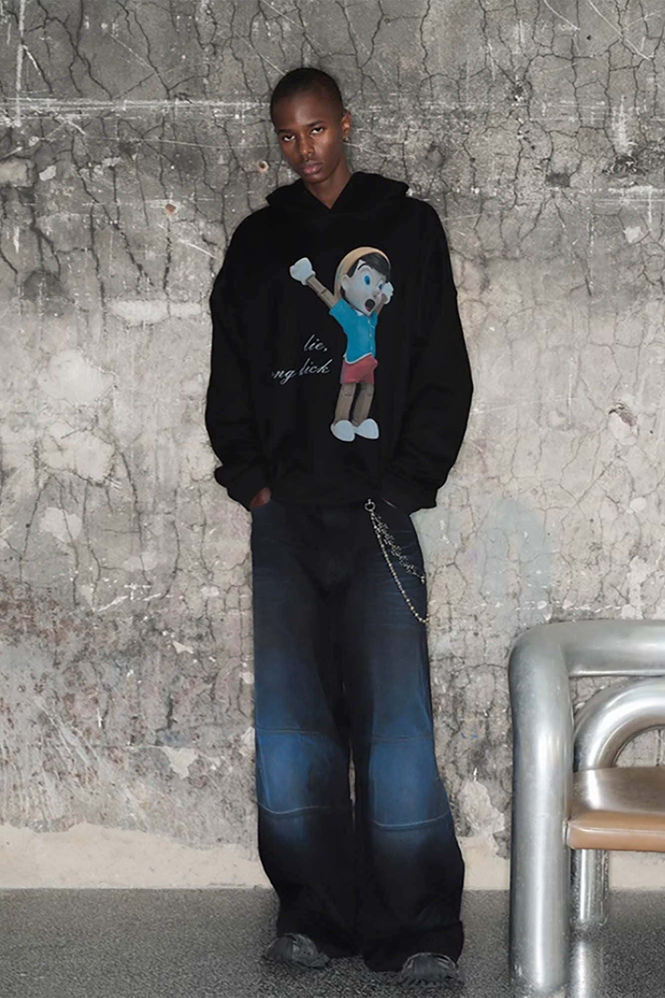 TRIANGLE PROJECT Pinocchio Graphics Hoodie-Hoodie-S-Free Shipping Leatheretro