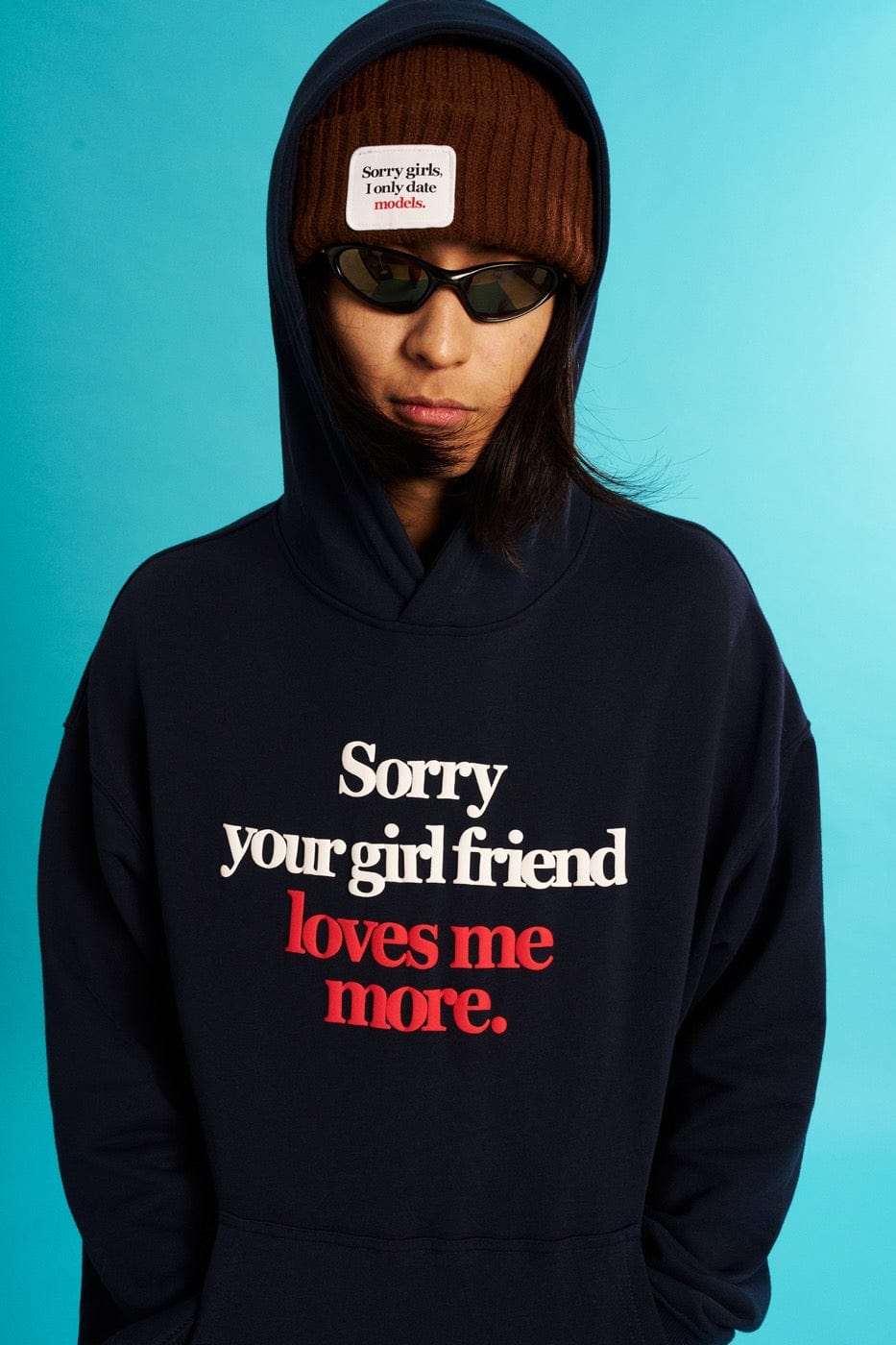 WCC Sorry Your Girlfriend Loves Me More Hoodie-Hoodie-M-Grey-Free Shipping Leatheretro