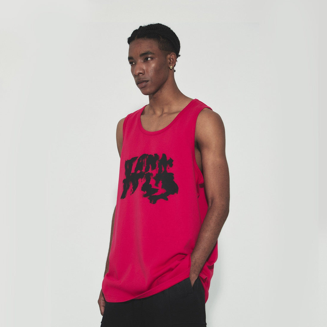 VANN VALRENCE Essential LOGO Graphic Oversized Sleeveless T-Shirt-T Shirt-S-Free Shipping Leatheretro