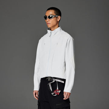 CATSSTAC Essential Panel Softshell Jacket-Jacket-M-Light Gray-Free Shipping Leatheretro