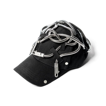 INSIDE OUT Serpent Coil Cap-Hat, Cap, Beanie-OS-Free Shipping Leatheretro