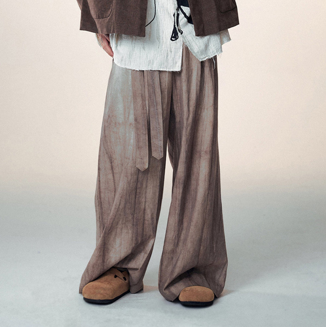 1997 POSTOFFICE Retro Ink Pocket Adjustable Pants-Pants-S-Free Shipping Leatheretro