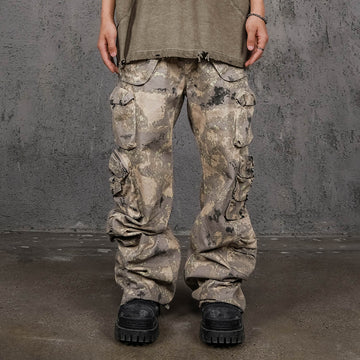 UNDERWATER Multi-Pocket Desert Cargo-Pants-S-Free Shipping Leatheretro