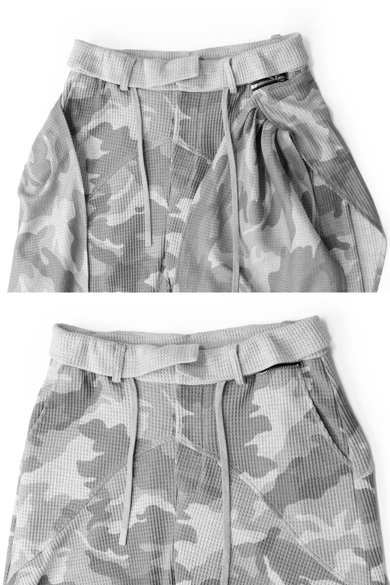 RELABEL Camo Waffle Inverted Waist Sweatpants-Pants-XS (Preorder)-Free Shipping Leatheretro