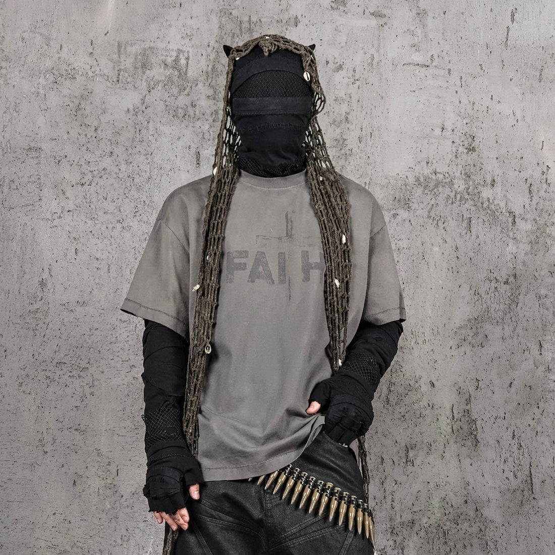UNDERWATER Faithless T-Shirt Grey-T Shirt-S-Free Shipping Leatheretro