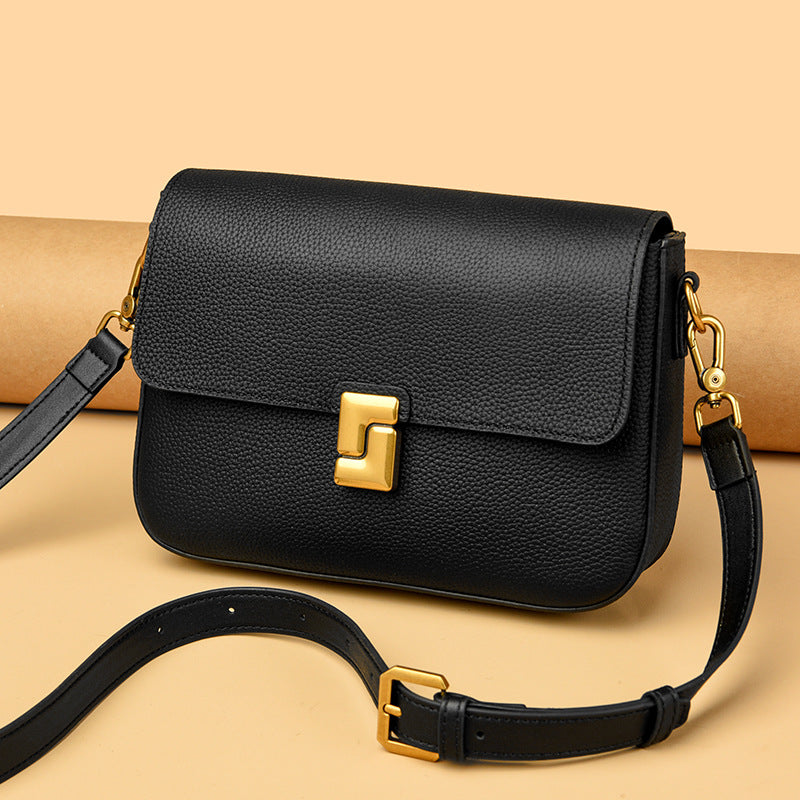 Vintage Inspired Women's Retro Shoulder Bag - Classic Leather Messenger Bags-Shopper Bag-Black-Free Shipping Leatheretro