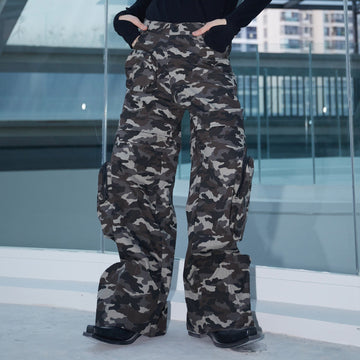 ASSEEN Detachable Multi-Pocket Camo Cargo Pants-Pants-S-Free Shipping Leatheretro