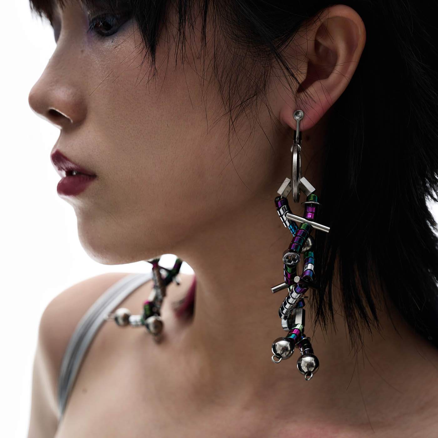 ILLUSORY Doomsday Disco Earrings / Ear Clips-Earring-Earrings-Free Shipping Leatheretro