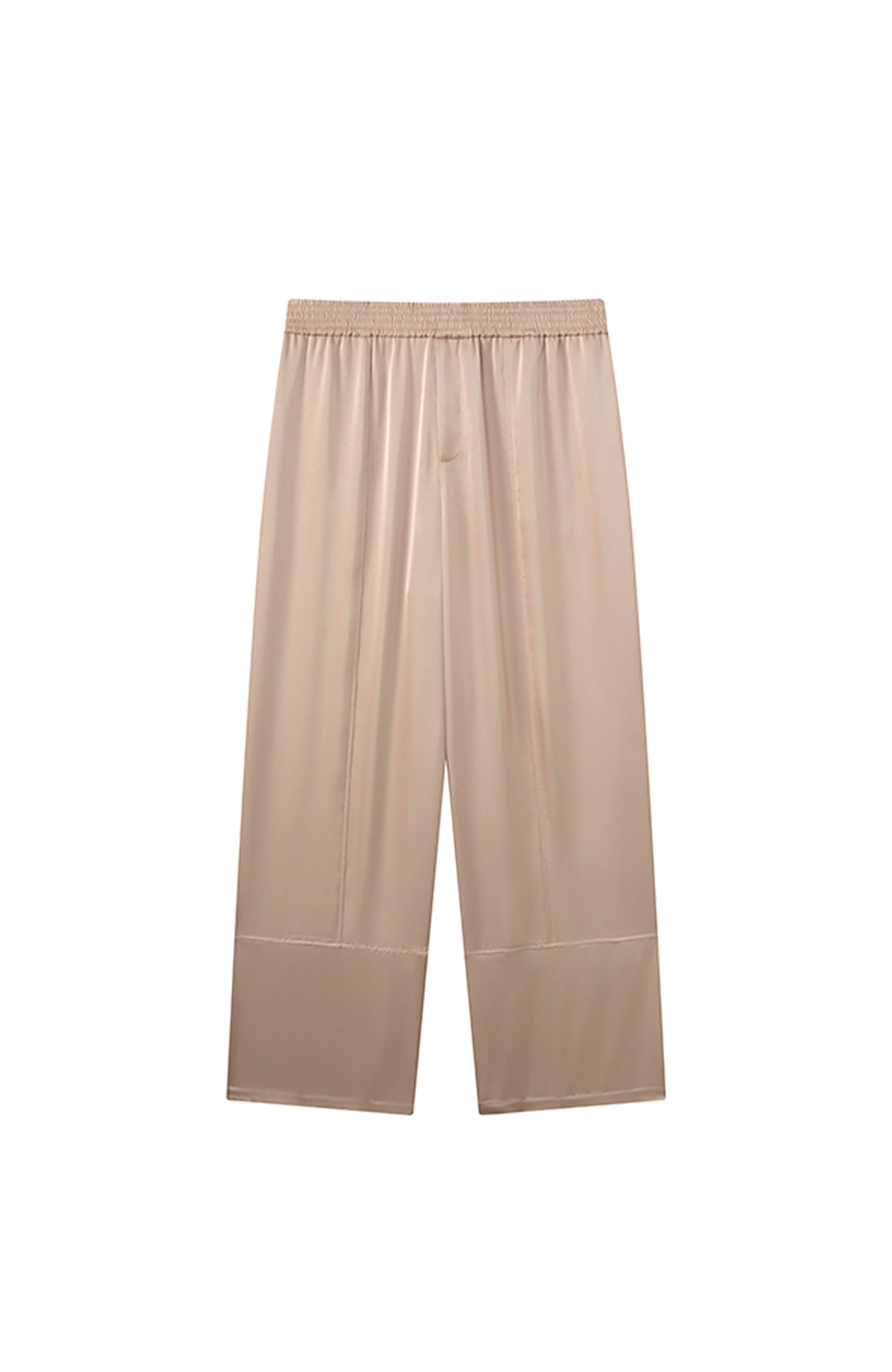 JIECHI Draped Satin Wide-Leg Trousers-Pants-M (Preorder)-Free Shipping Leatheretro