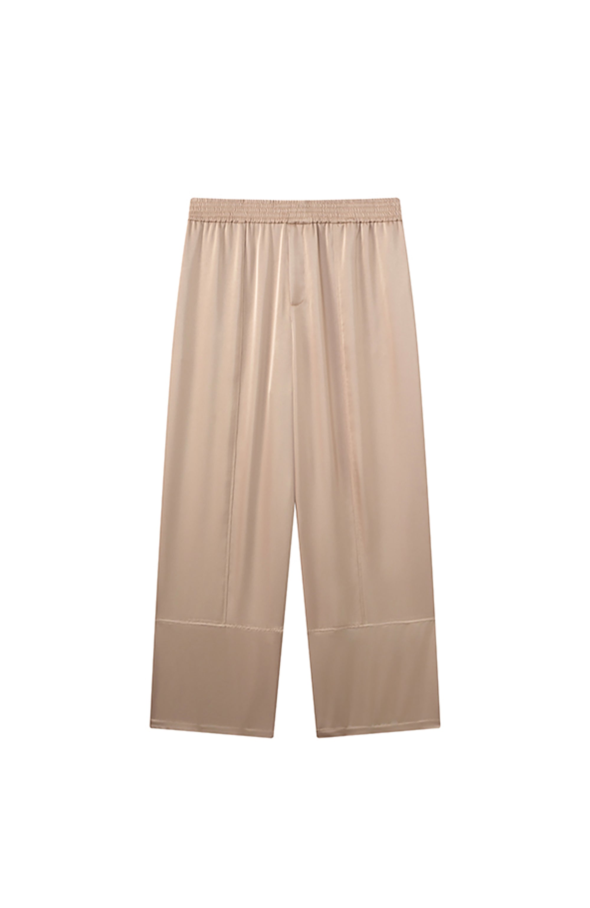 JIECHI Draped Satin Wide-Leg Trousers-Pants-M (Preorder)-Free Shipping Leatheretro