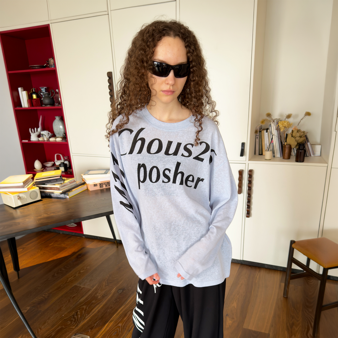 MIICHOUS UV-Protect Graphic Long-Sleeve Tee-L/S Tee-S (Preorder)-Blue-Free Shipping Leatheretro