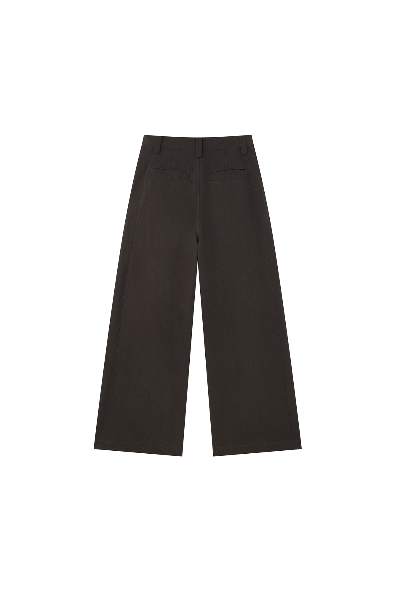 OPICLOTH Retro Pleated Wide-Leg Trousers-Pants-XS-Khaki-Free Shipping Leatheretro